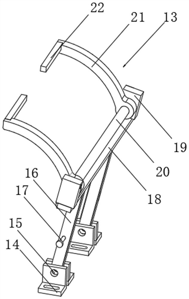 A carrying protection device for processing advertising frame components