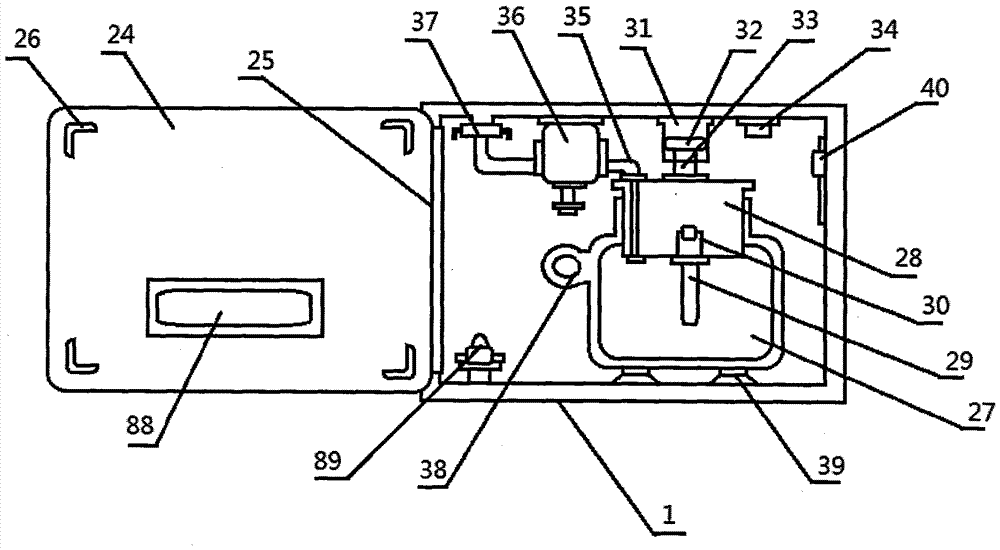 Gynecological vulva inflammation fumigation treatment device