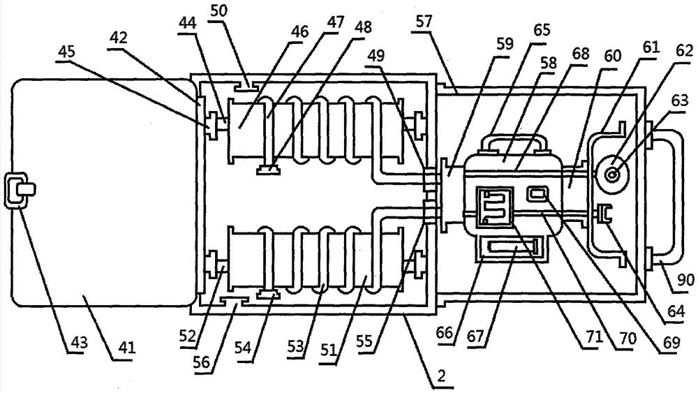 Gynecological vulva inflammation fumigation treatment device