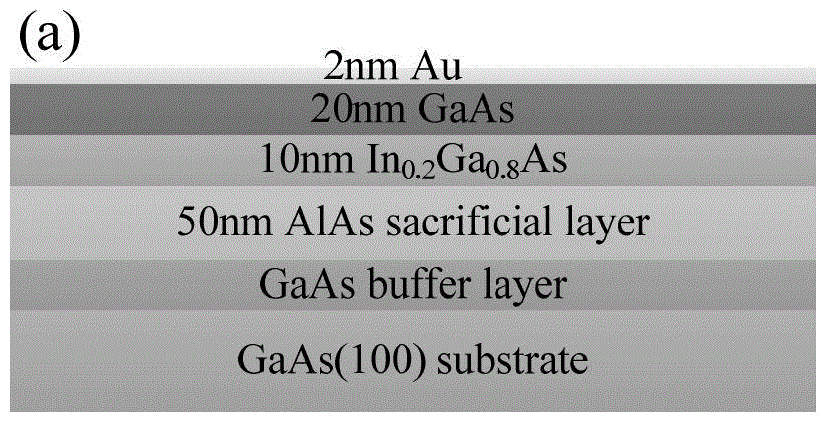 Method for reducing diameter of self-crimping micron tube by virtue of metal nanoparticles