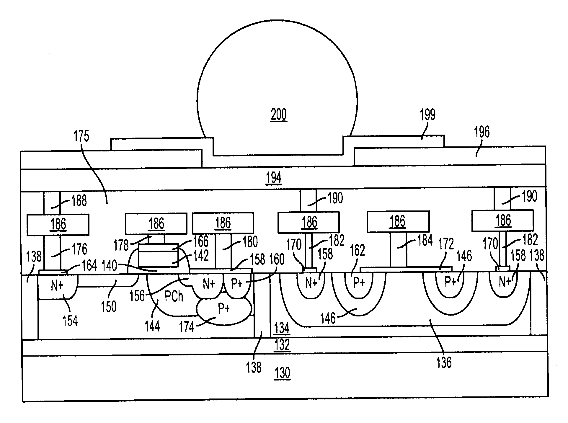 Semiconductor Device and Method of Forming Lateral Power MOSFET with Integrated Schottky Diode on Monolithic Substrate