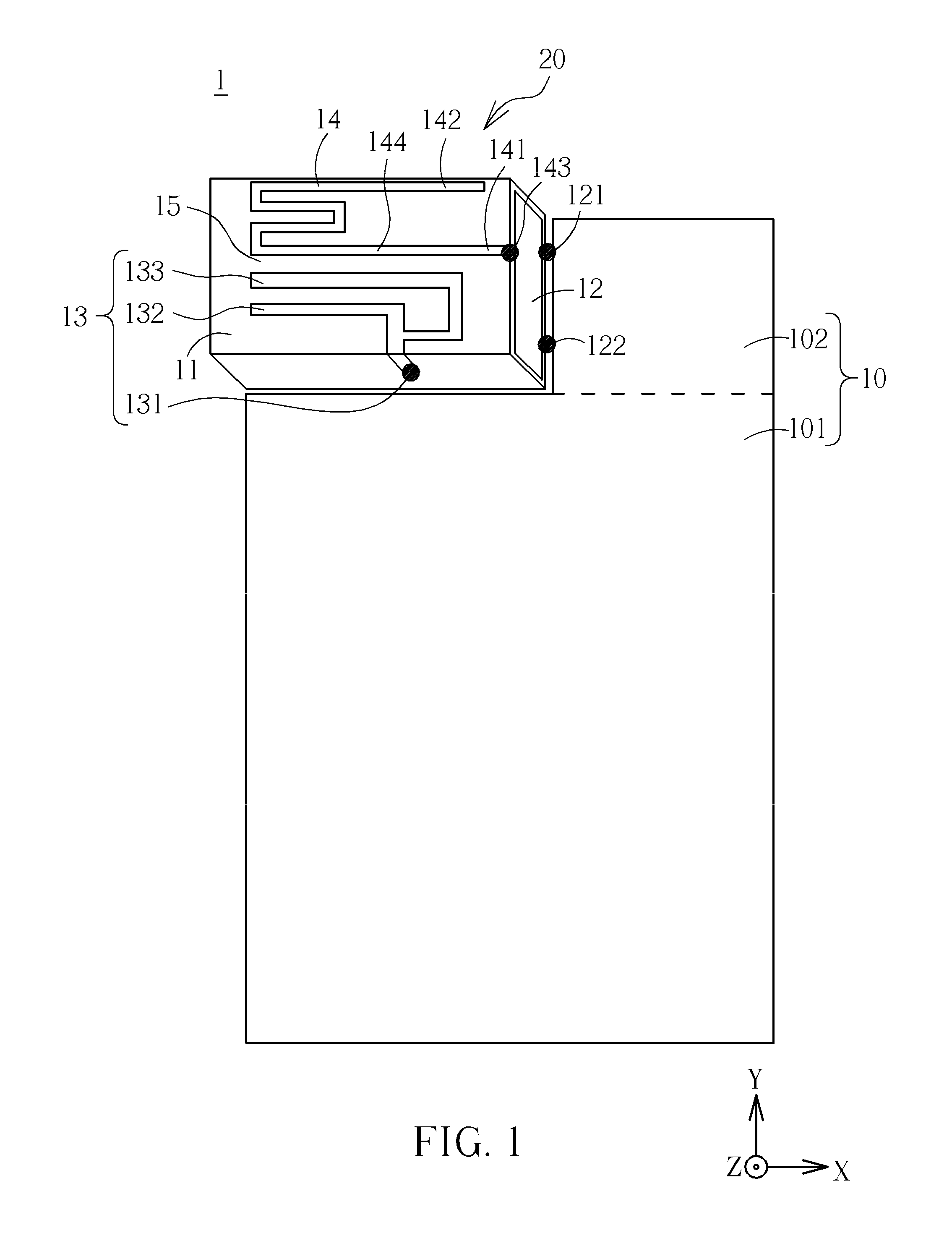 Mobile Communication Device and Antenna Structure Therein