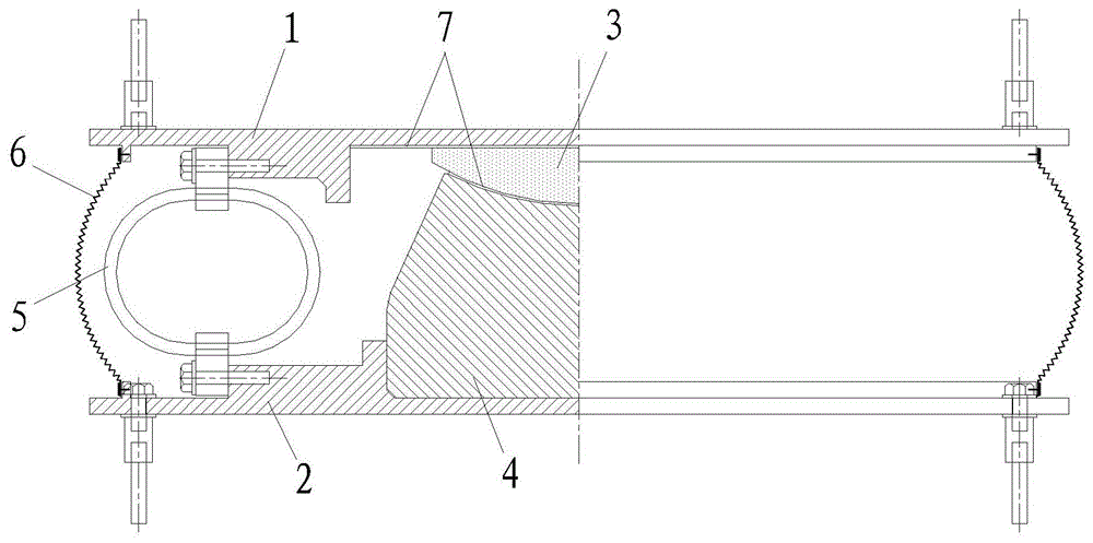 Circumferential Steel Ball Type Composite Damping Bearing