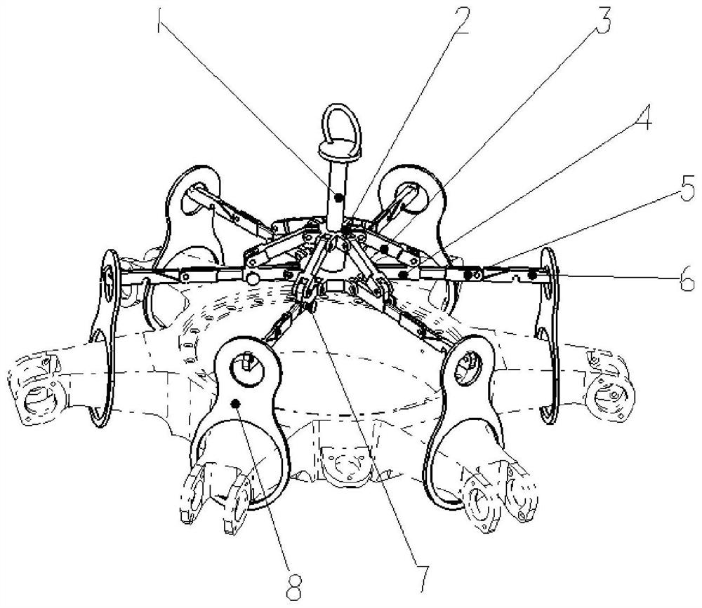 Foldable and telescopic combined lifting device