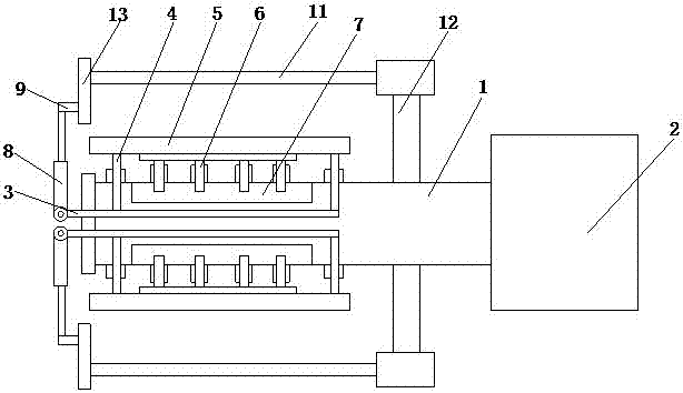 Fixing device for testing mechanism for bearing processing