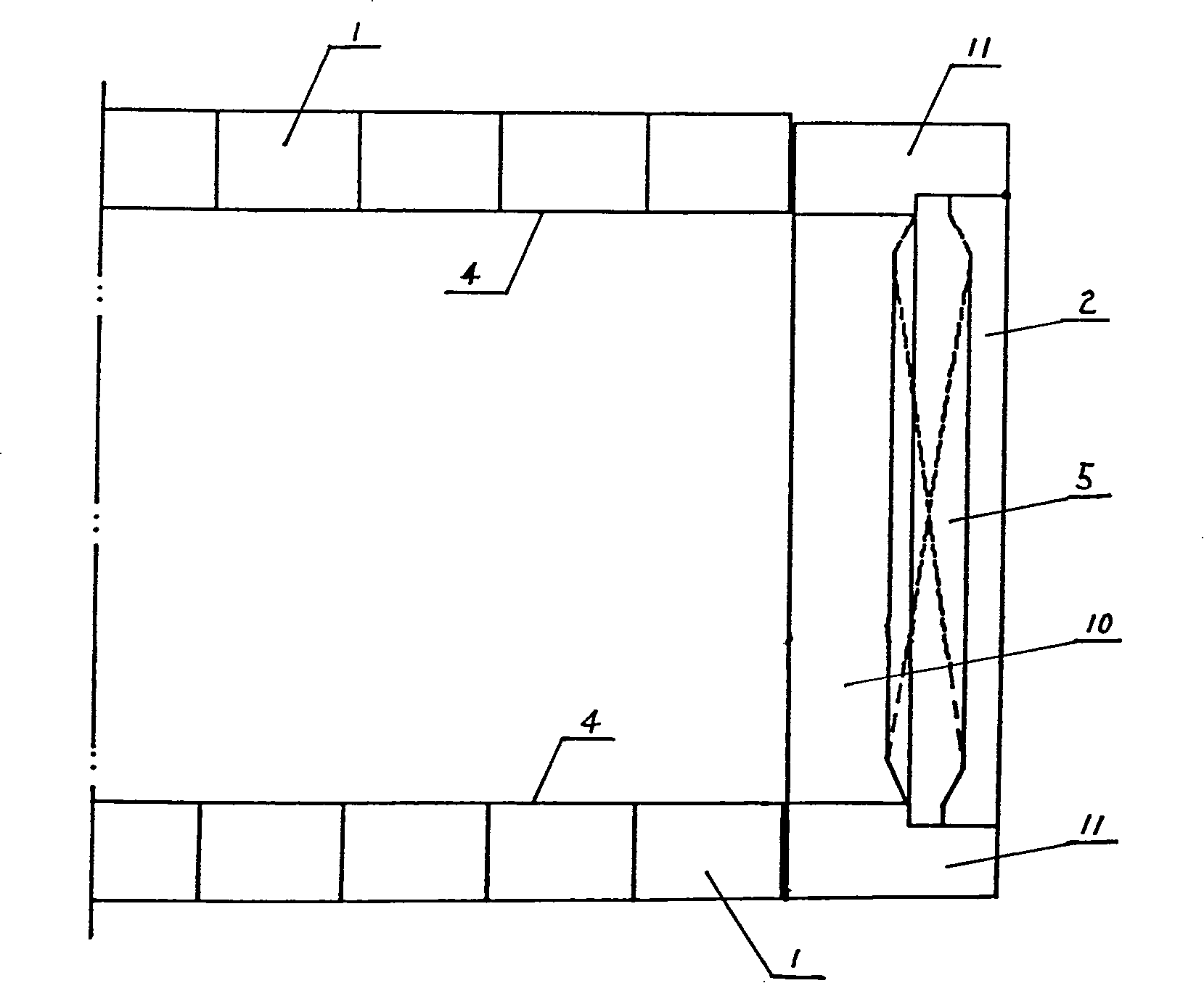 Caisson dock structure and construction method therefor