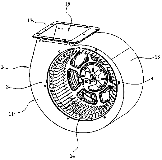 Volute molded line generation method, volute, fan system and extractor hood