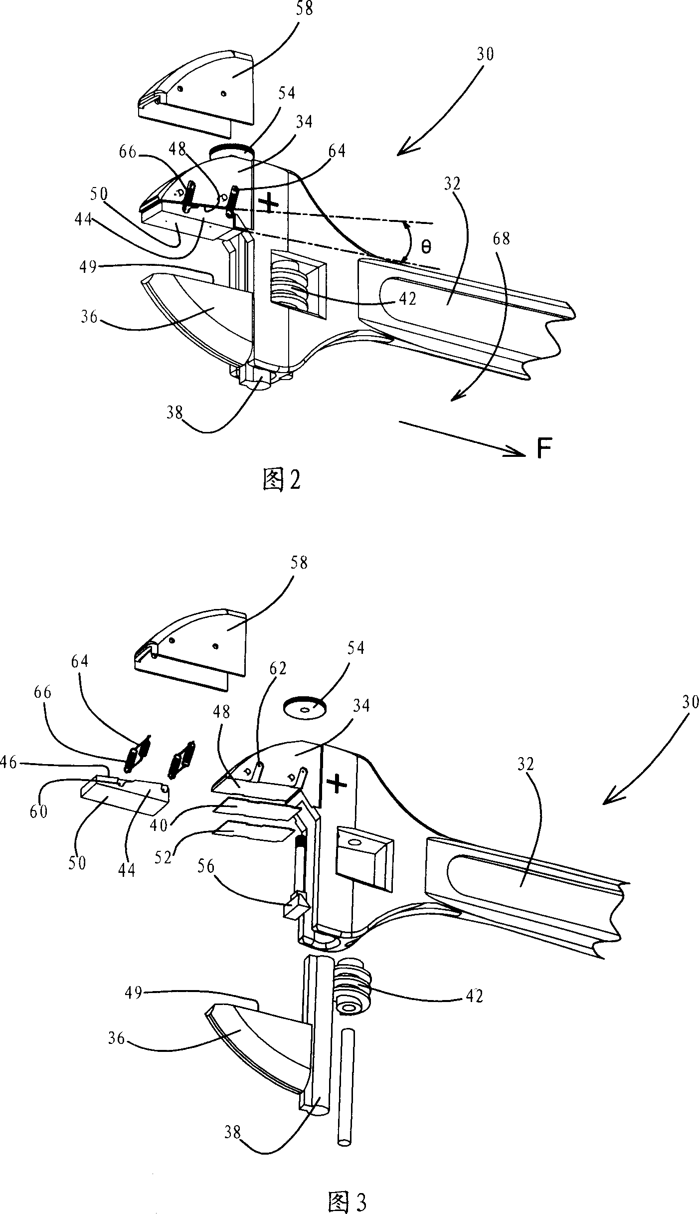 Self-clamping mechanism