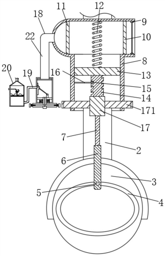 Special automatic oxygen supply device for nursing in emergency department