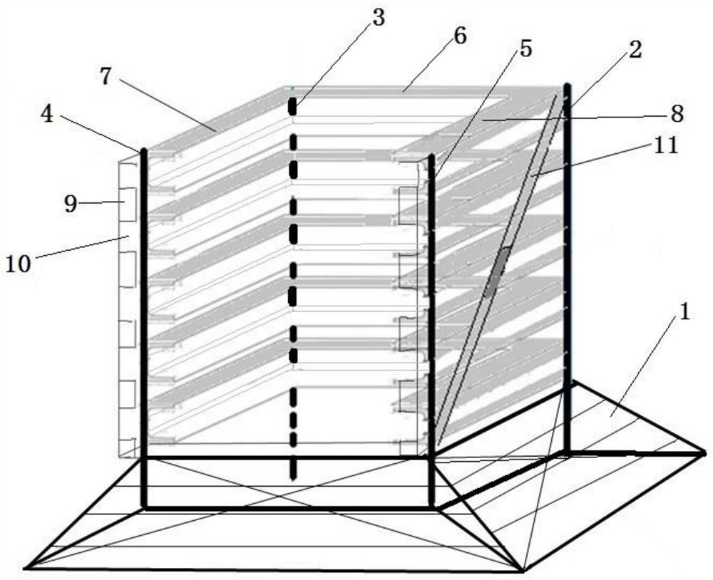 A kind of scallop-stichopus japonicus bottom ecological comprehensive cultivation device and its application method