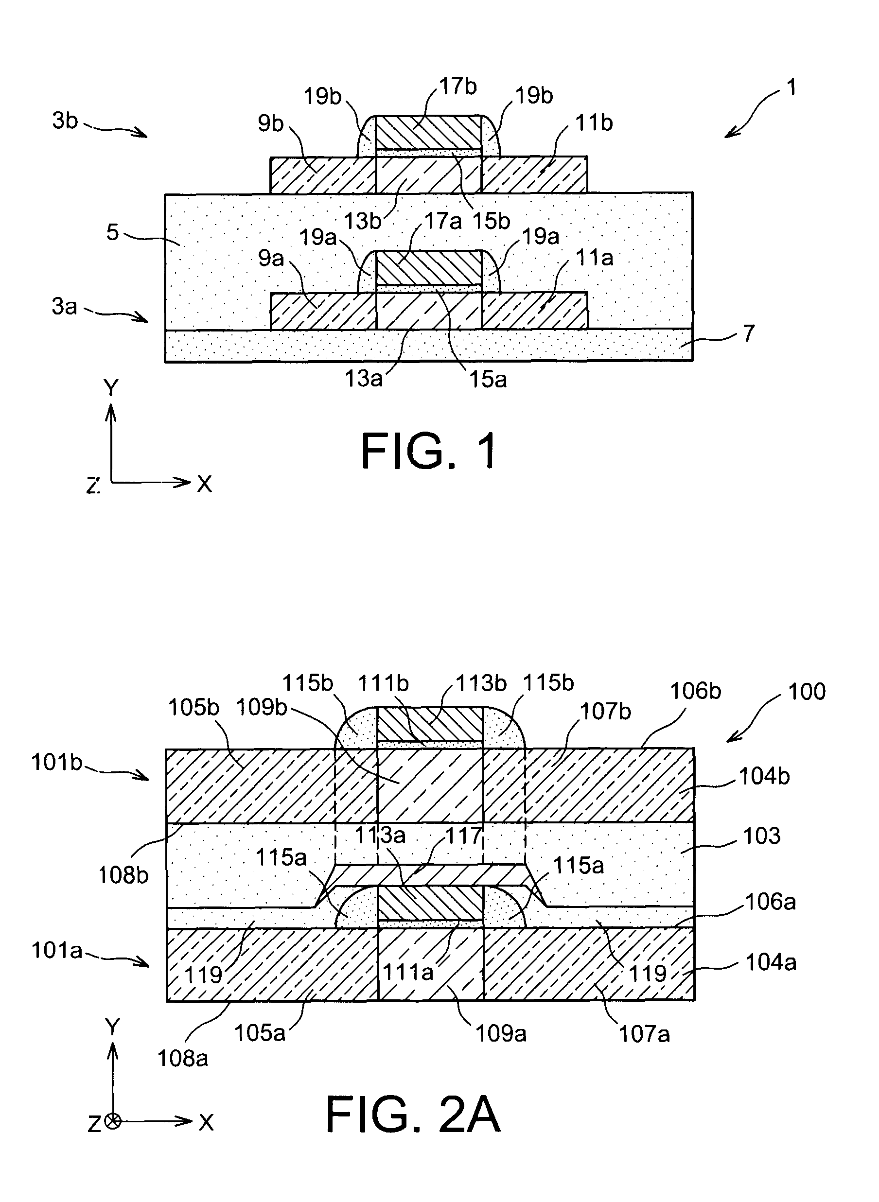 Integrated circuit with electrostatically coupled MOS transistors and method for producing such an integrated circuit