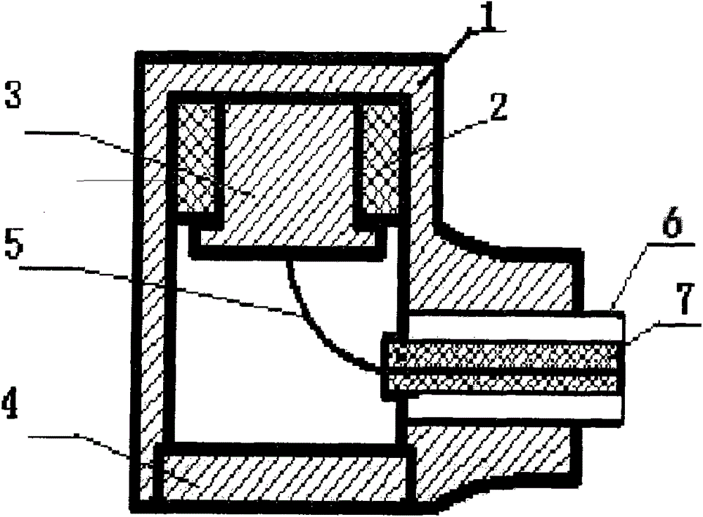 Miniature piezoelectric acceleration sensor