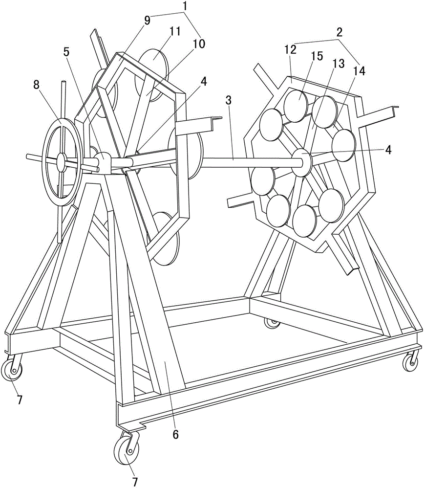 Ultra-large type evanescent mould precision-casting shell manufacturing tool and shell manufacturing process thereof