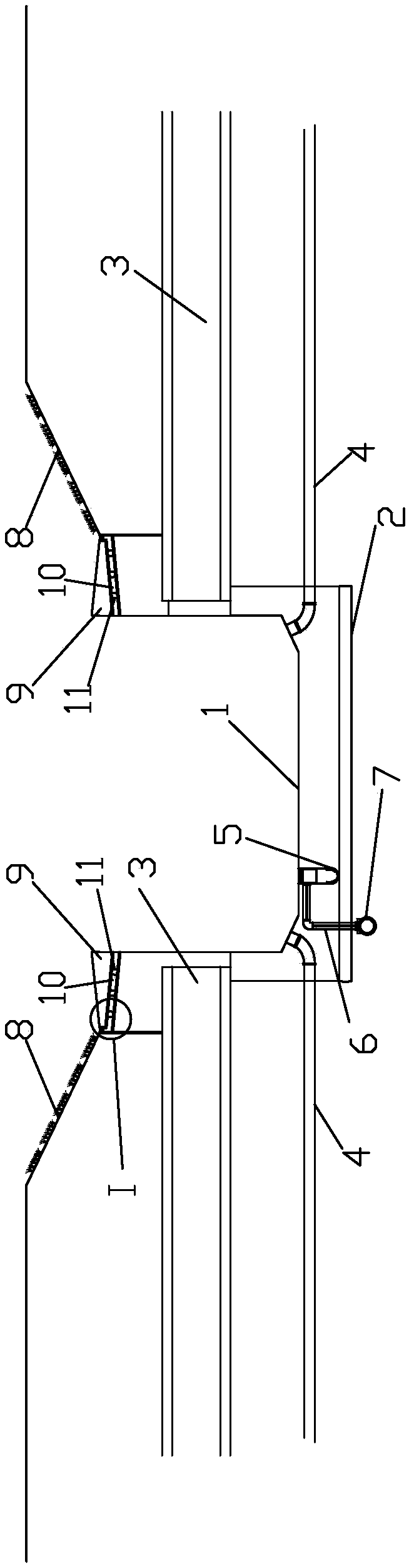 Irrigation canal with ecology landscapes and construction method of irrigation canal