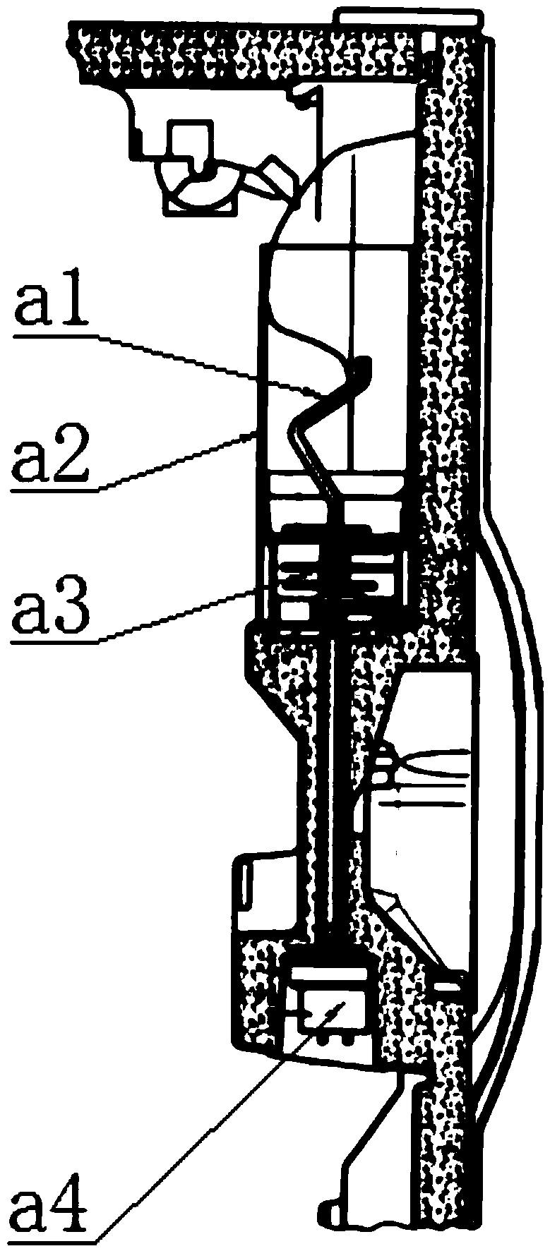 Ice conveying system for refrigerator