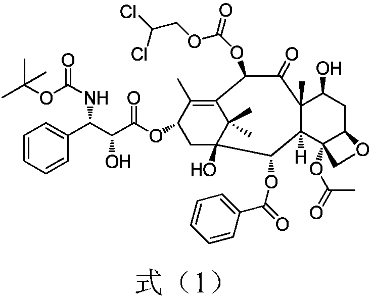 Preparation method for docetaxel impurity