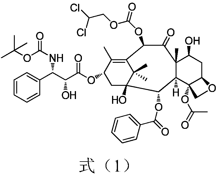 Preparation method for docetaxel impurity