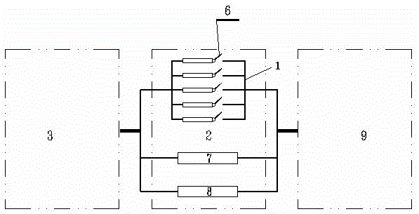 A live welding compensation device under full current for aluminum electrolytic cell series