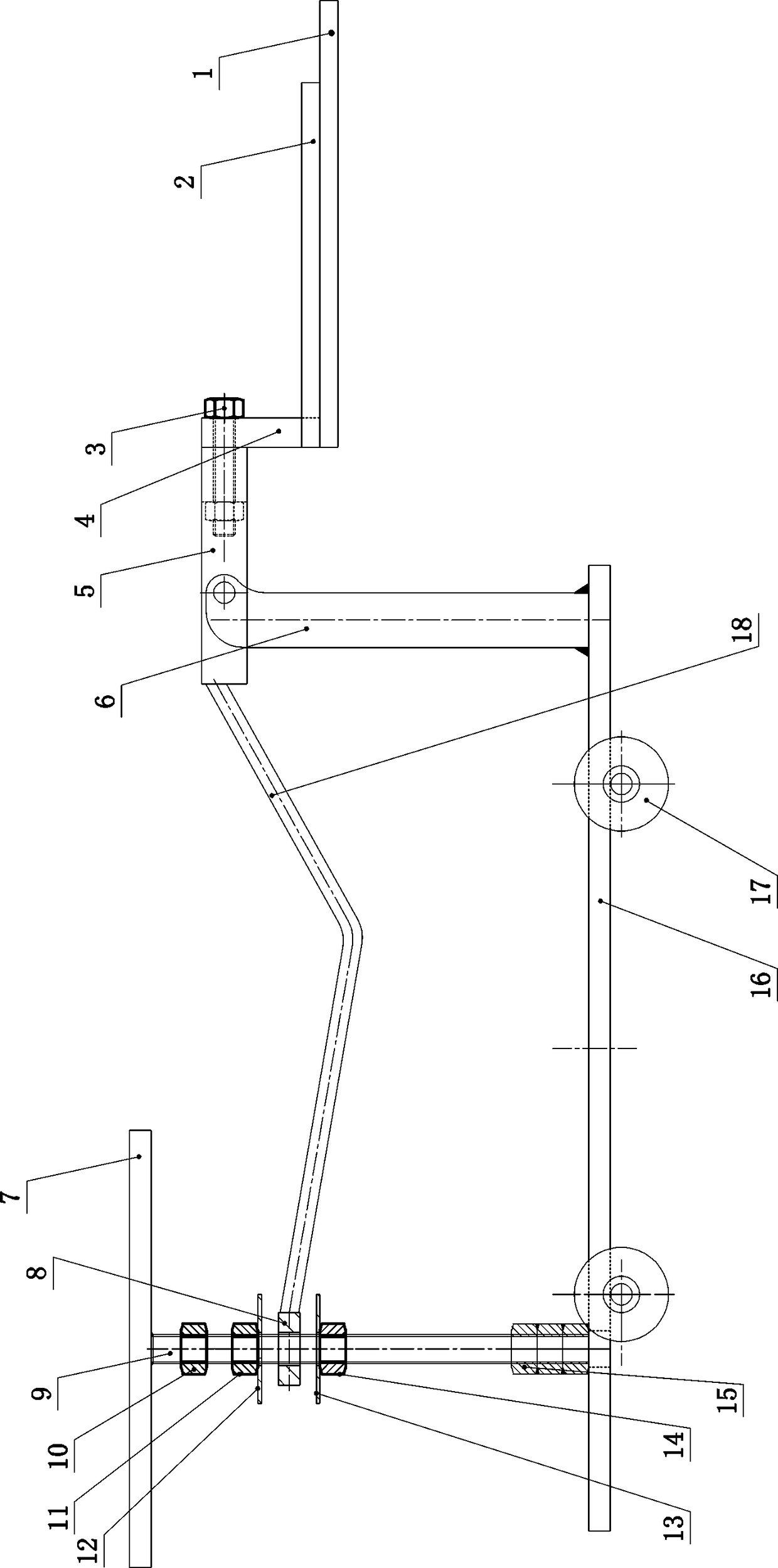 Explosion-proof switch body fast dragging device