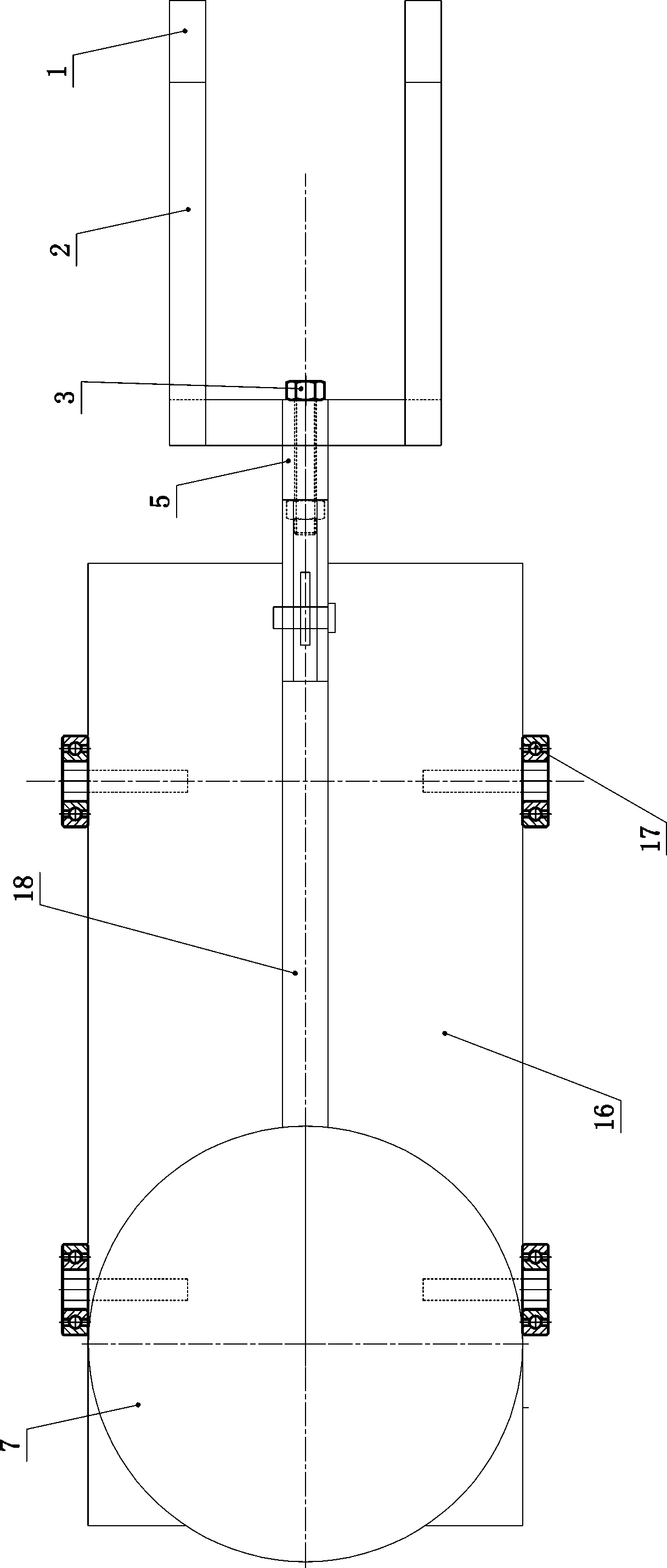 Explosion-proof switch body fast dragging device