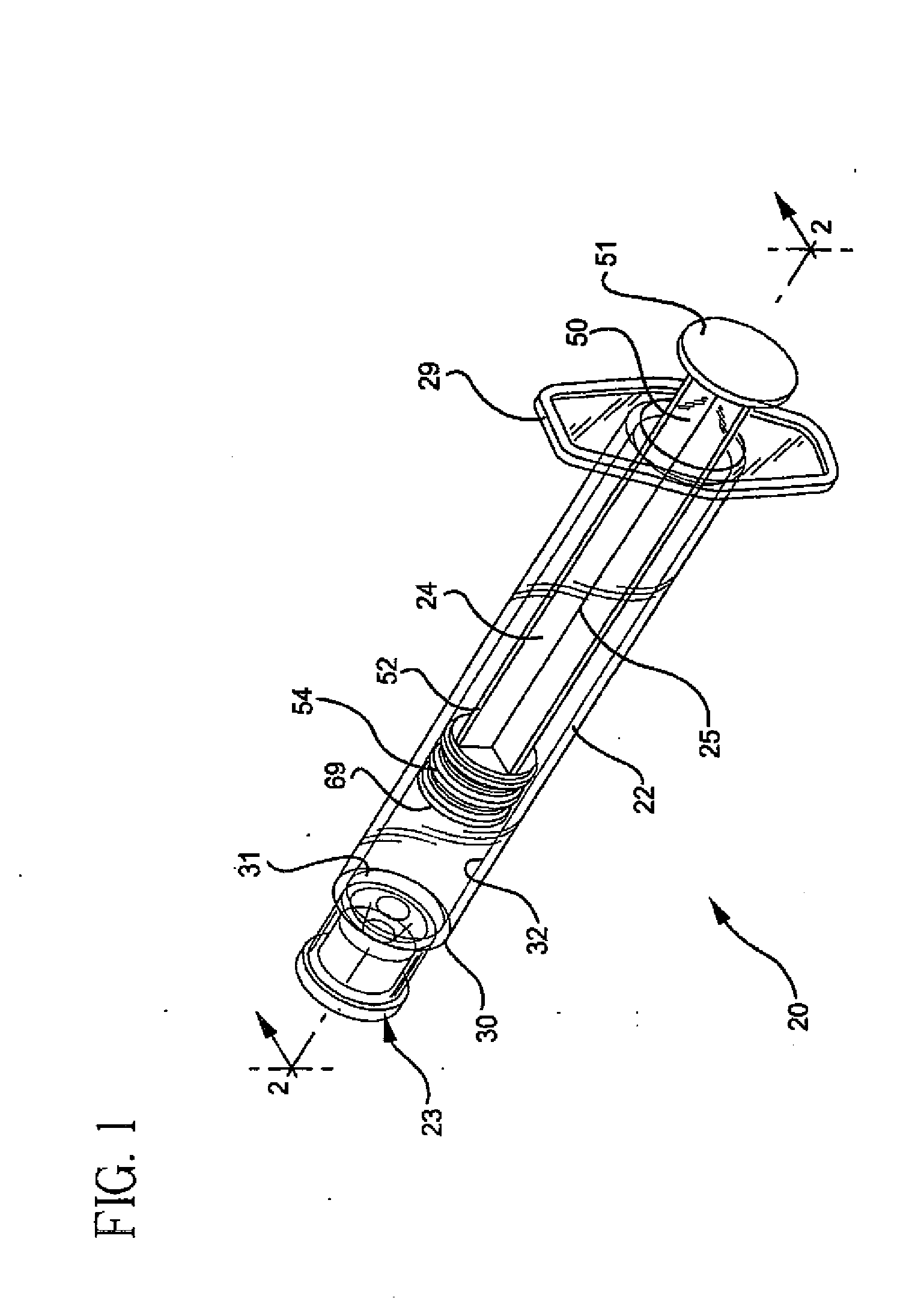 Flush syringe having compressible plunger