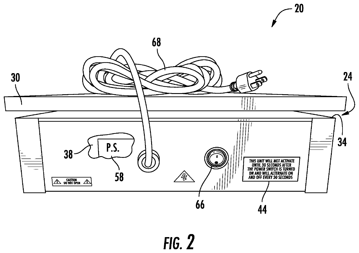 Apparatus for treating symptoms associated with neuropathy