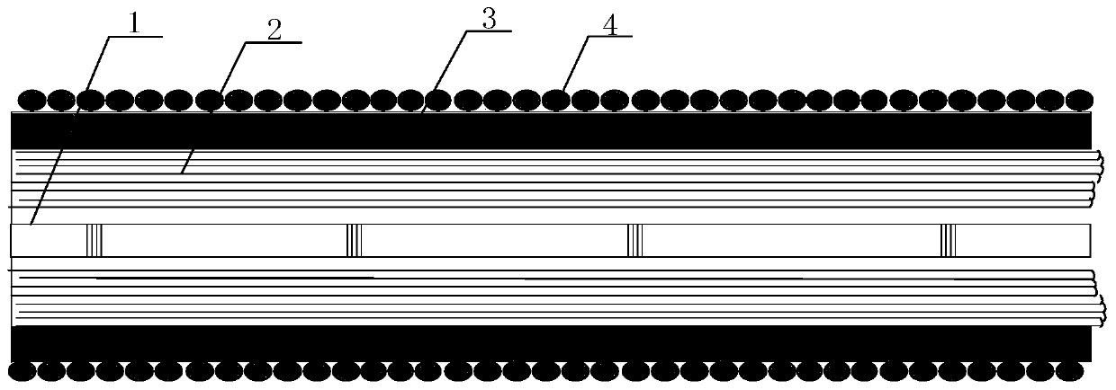 Stress-packaging-free temperature-sensing optical fiber cable and preparation method thereof