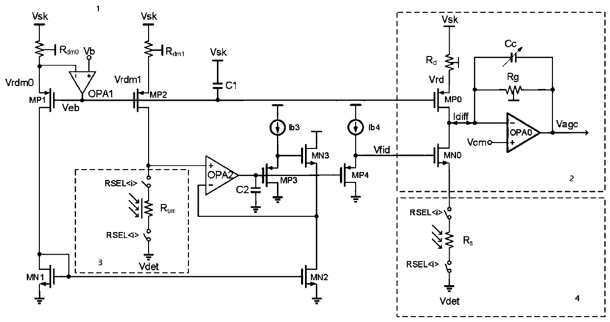 TEC(thermoelectric cooler)-free uncooled infrared focal plane array reading circuit