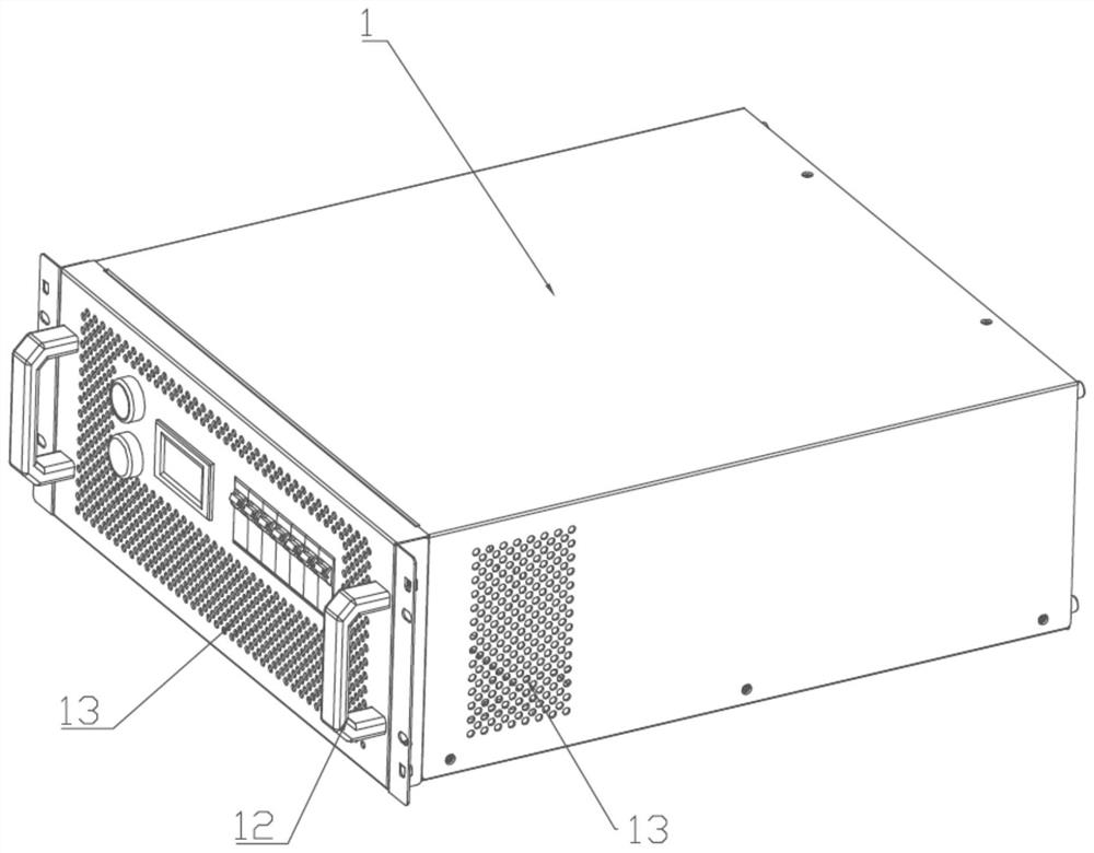 High-power-density rack-mounted load