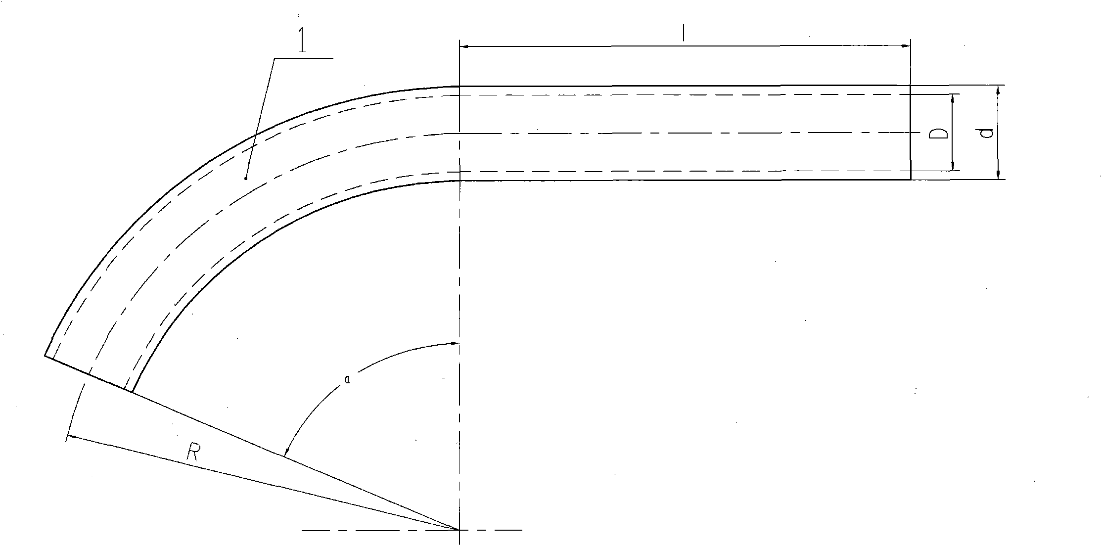 Device and method for machining inner hole of bent pipe of nuclear power main pipeline