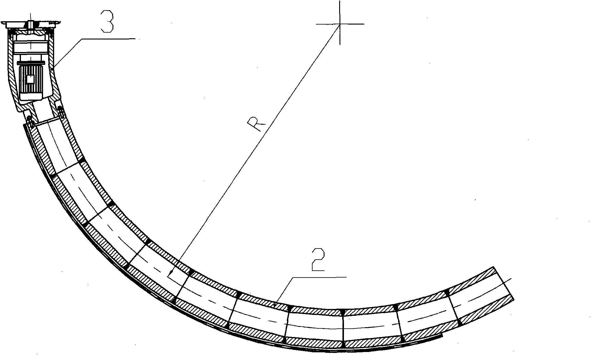 Device and method for machining inner hole of bent pipe of nuclear power main pipeline