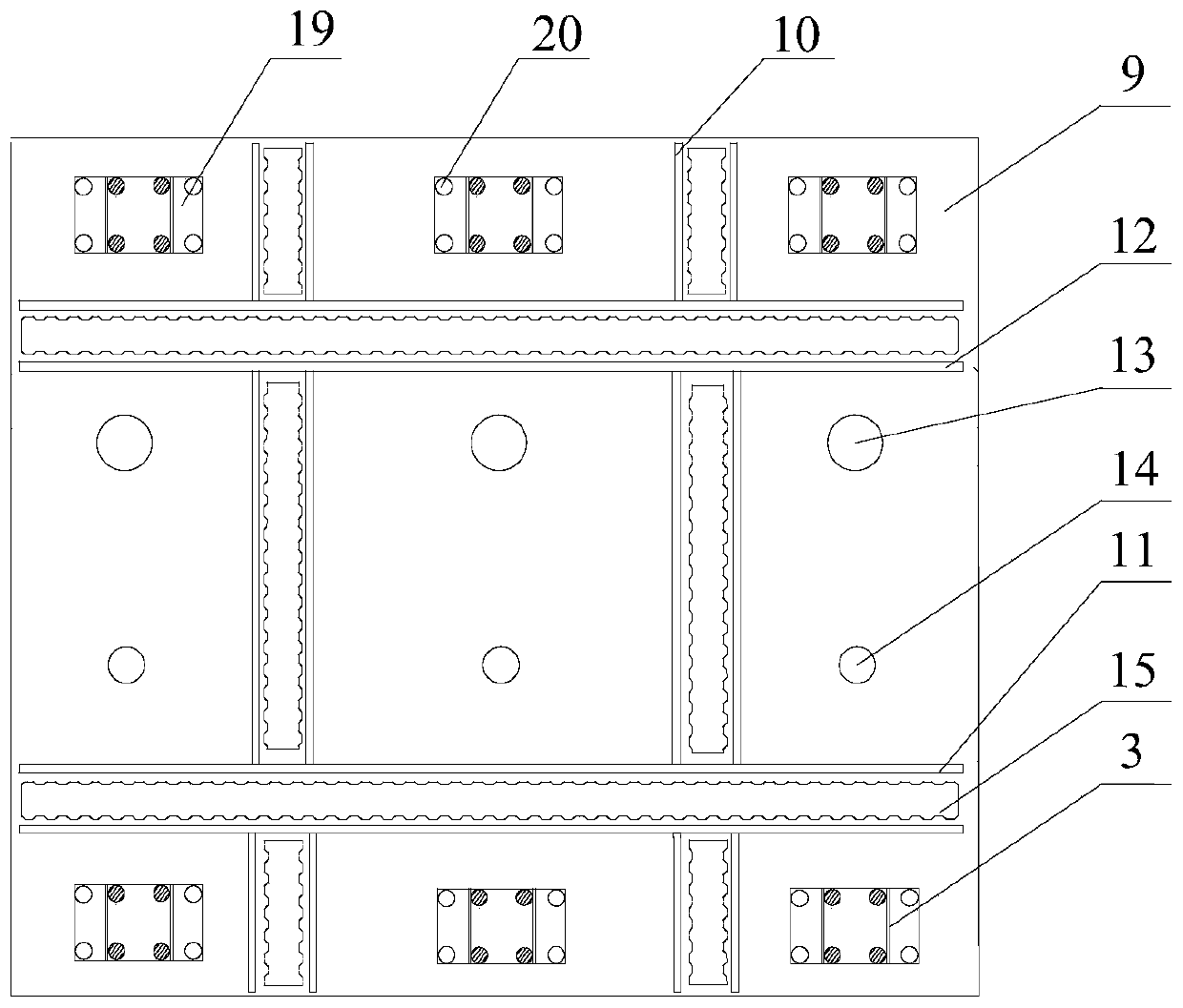 Method for treating tunnel collapse using pavilion-type bracket