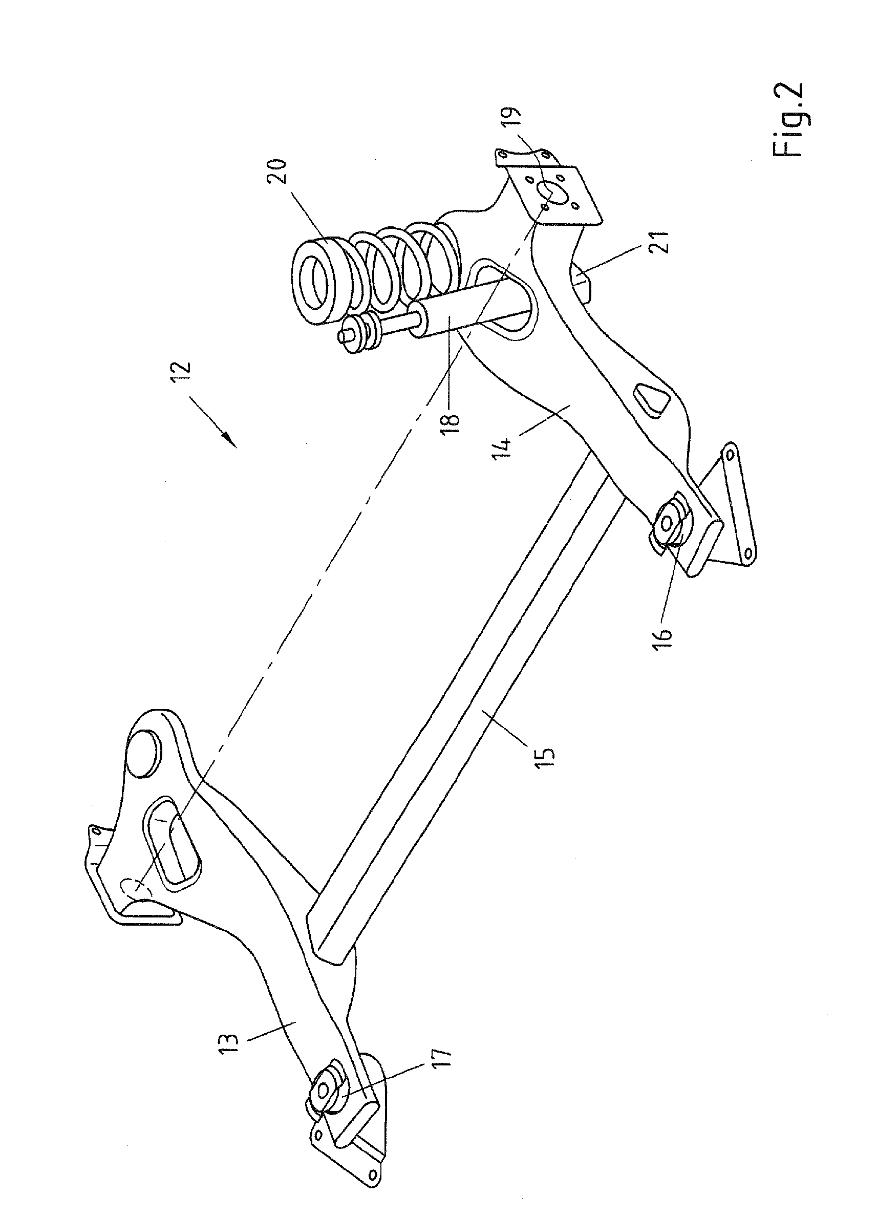 Vehicle Chassis having Modular Rear Axle Construction