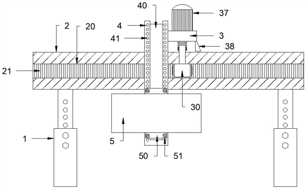 A mountain rail transport device for loading and unloading goods conveniently