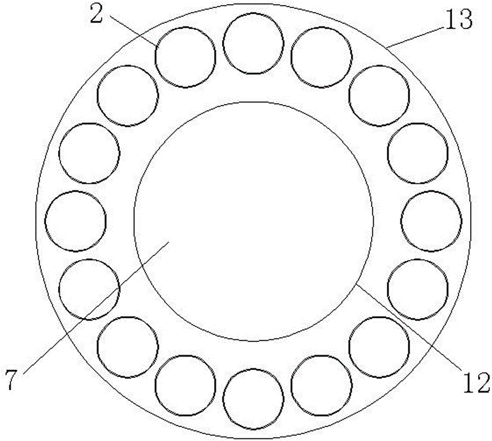 A cooling device for high-temperature calcination production