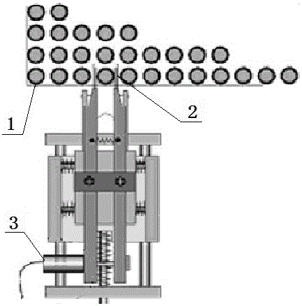 Post-irradiation fuel rod underwater diameter measuring system and measuring method thereof