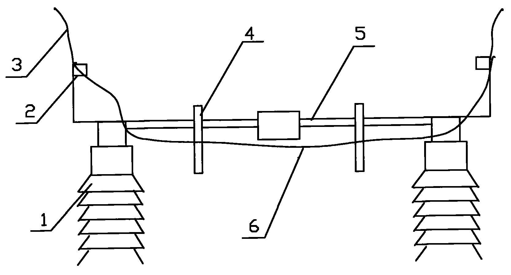 Isolating switch heating-preventing device