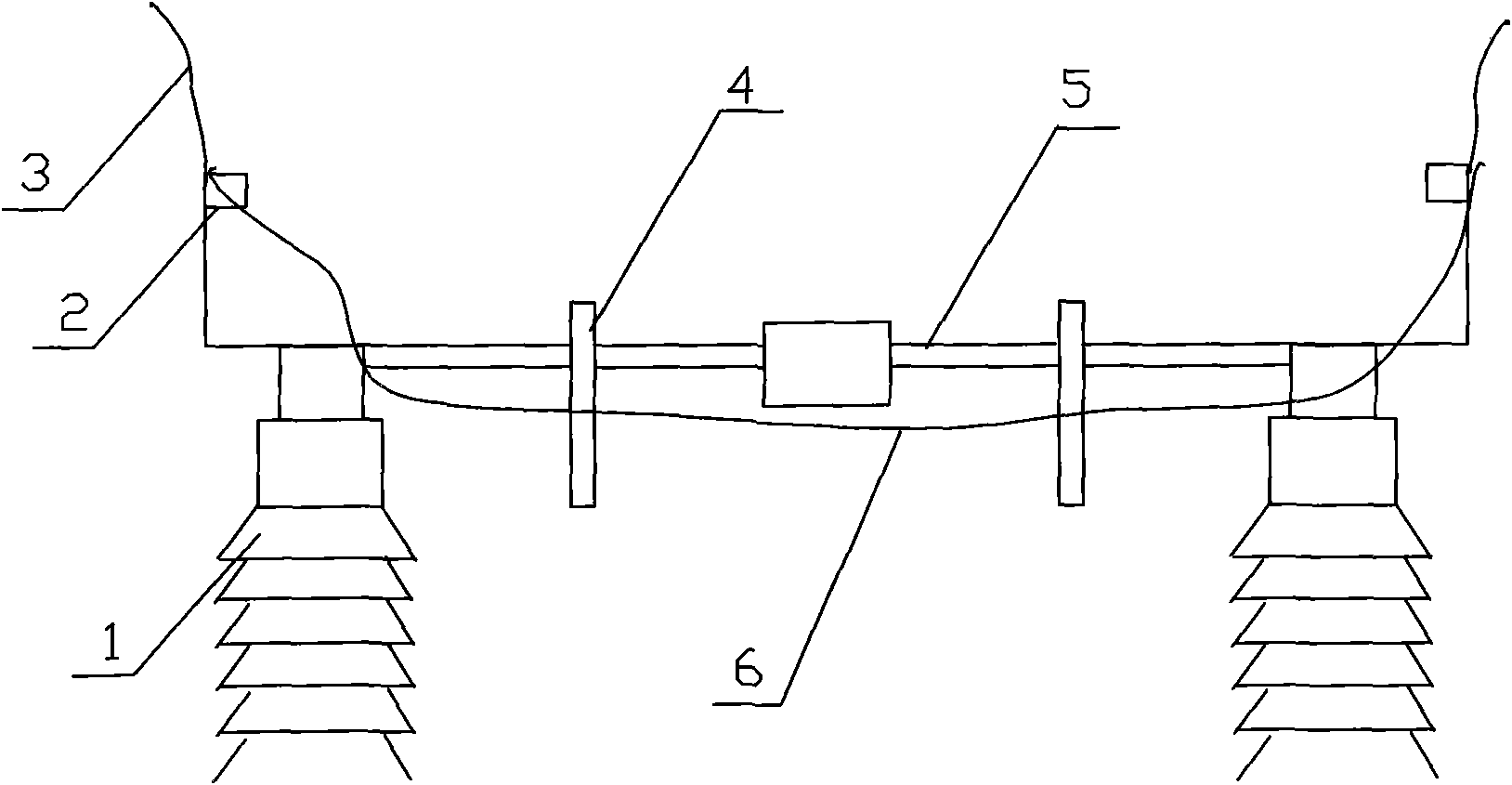 Isolating switch heating-preventing device