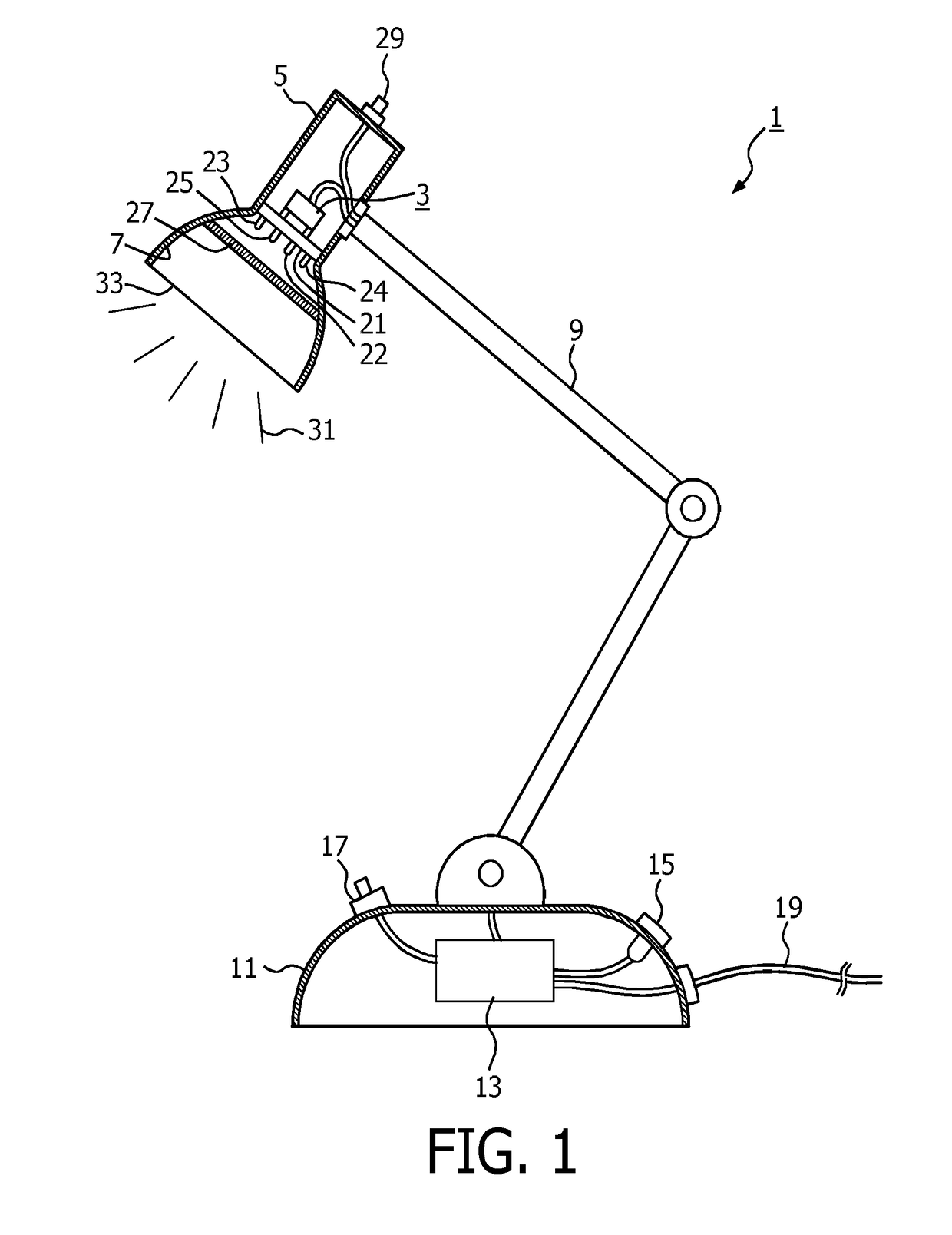 Lighting device, lighting system and use thereof