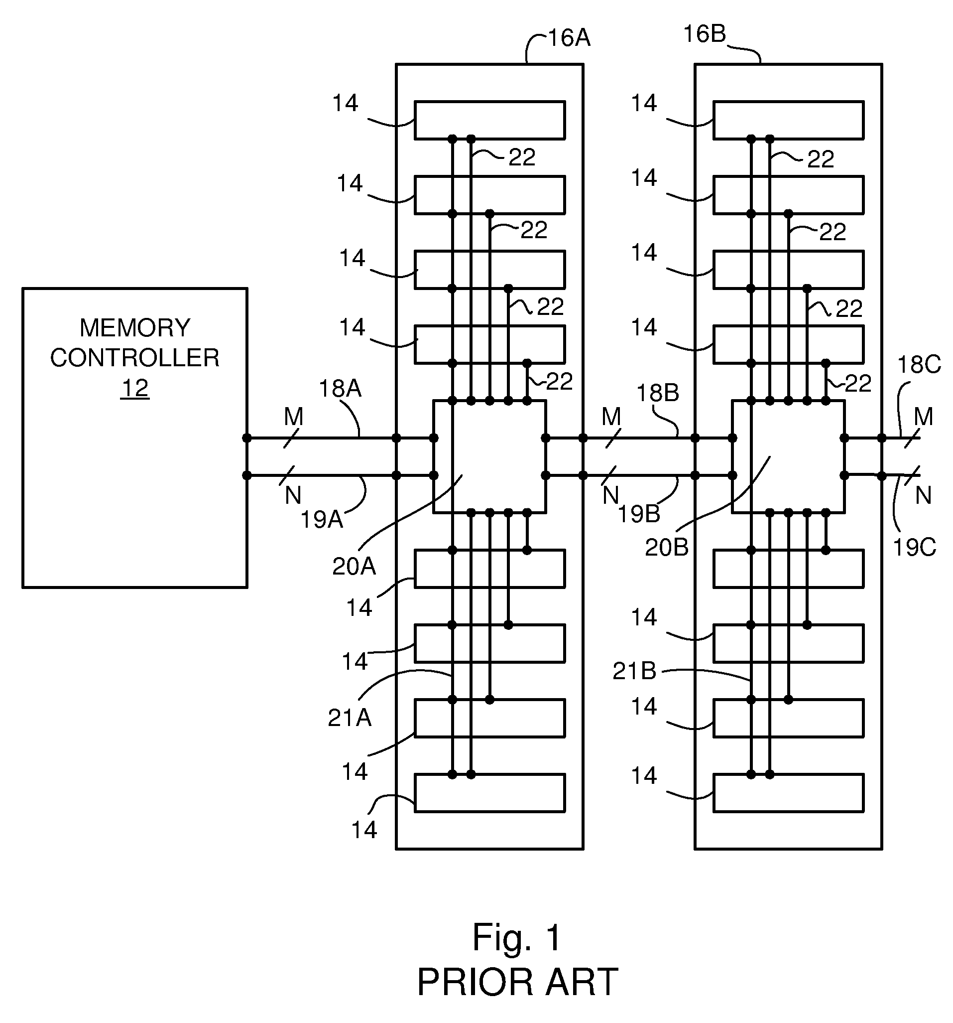 Daisy chainable memory chip