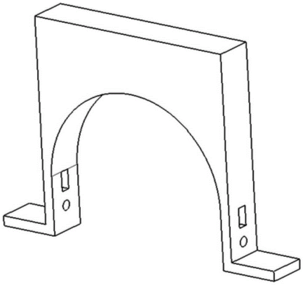 Span-adjustable bending test clamp with positioning function