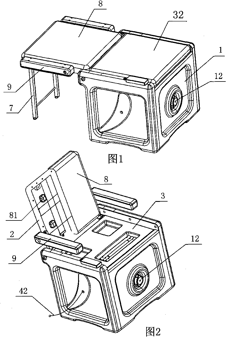 Fitness massage bench