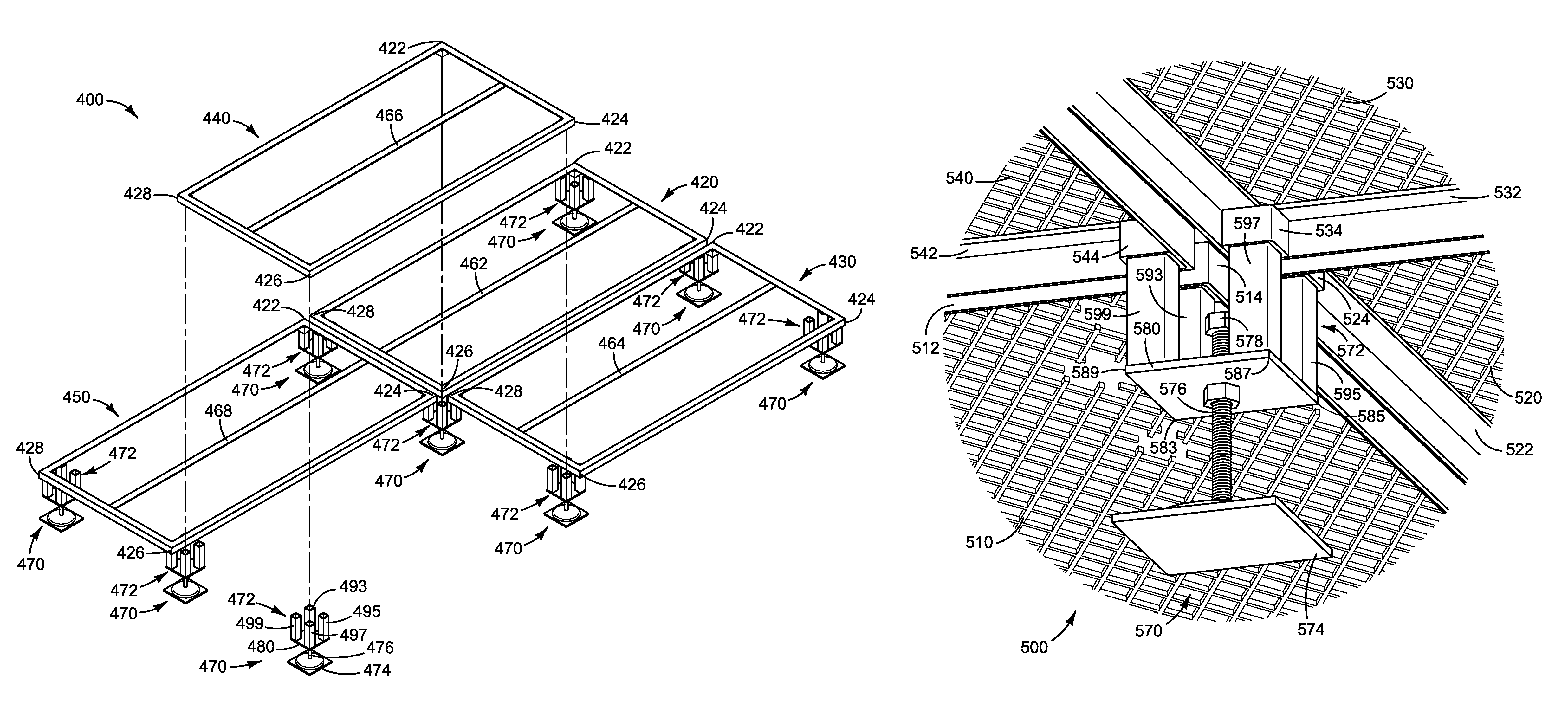 Travel easy adjustable deck