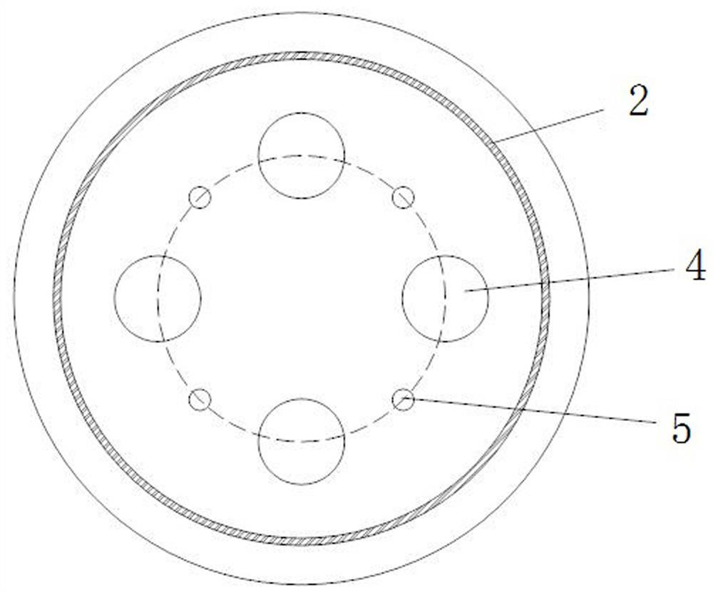 Combined pile tip pressure monitoring device and assembling and testing method thereof