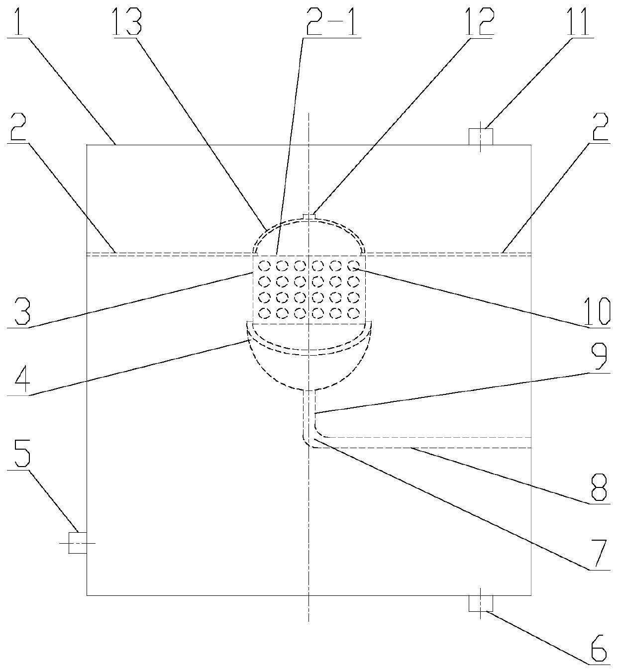 Small-size flash evaporation type seawater desalting device