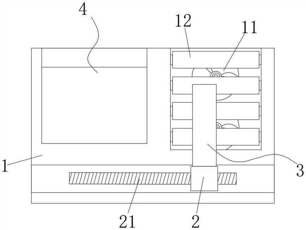 Rapid cooling system for automobile plastic part injection mold and working method of rapid cooling system