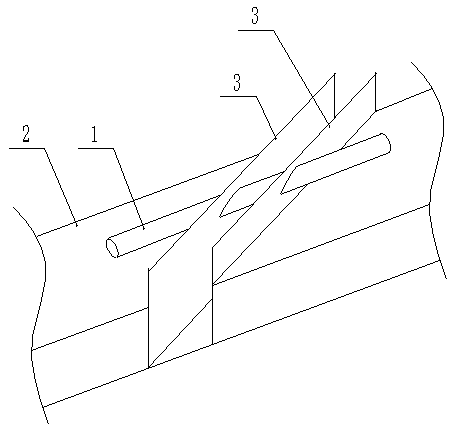 Method for manufacturing and installing inclined beam-through sleeves