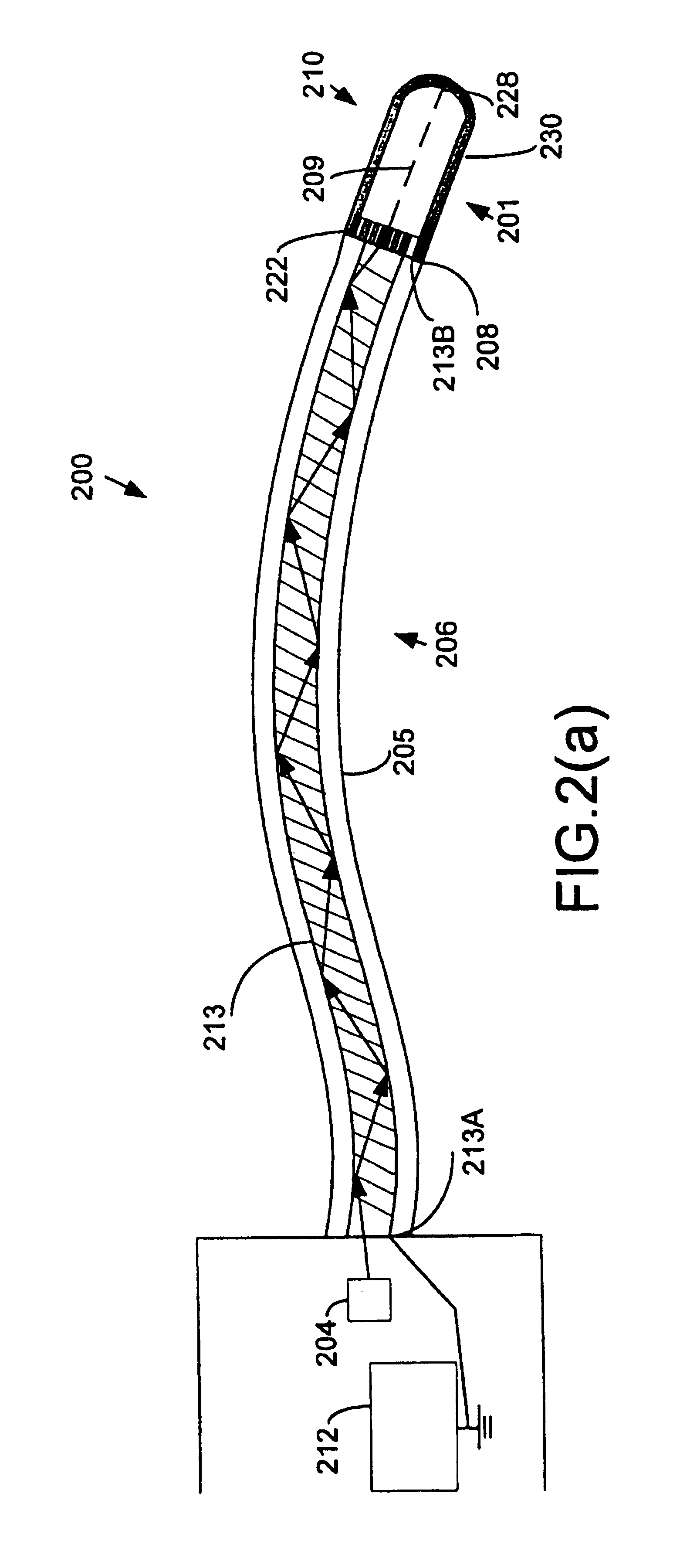 Optically driven therapeutic radiation source having a spiral-shaped thermionic cathode