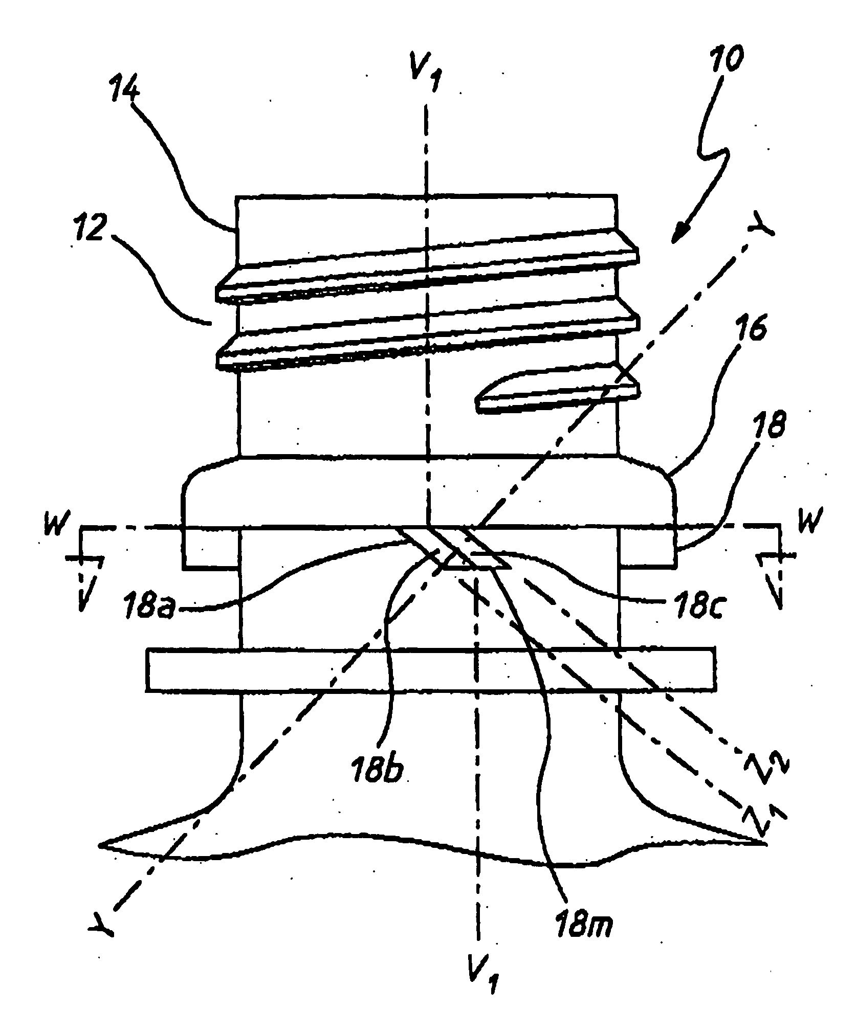 Closure with frangible tamper-evident band