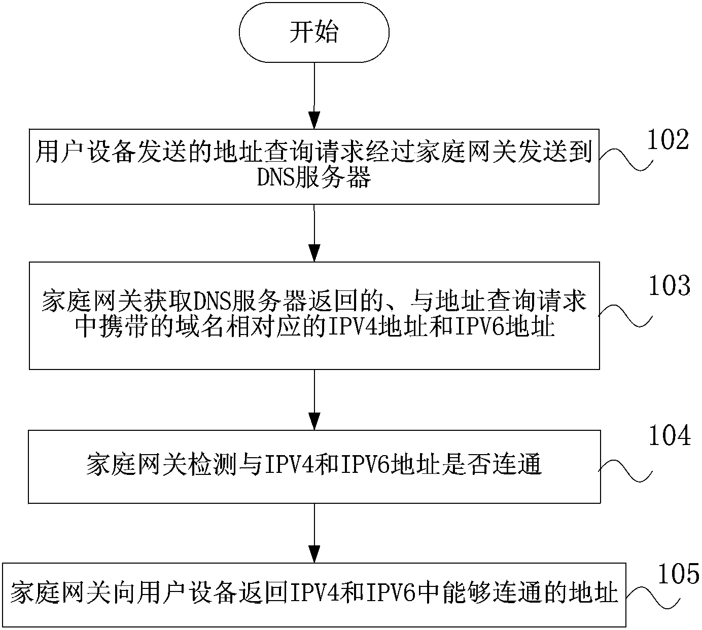 Method for user to select network layer protocol, household gateway and Internet network